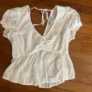Hollister, White Top, XS